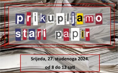 Prikupljanje staroga papira u studenome