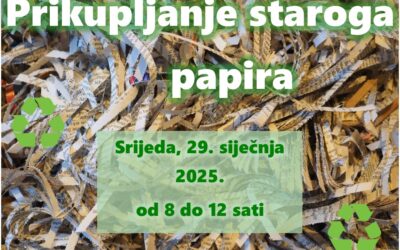 Skupljanje staroga papira u siječnju