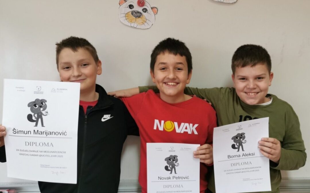 Natjecanje Dabar 2025. u našoj školi