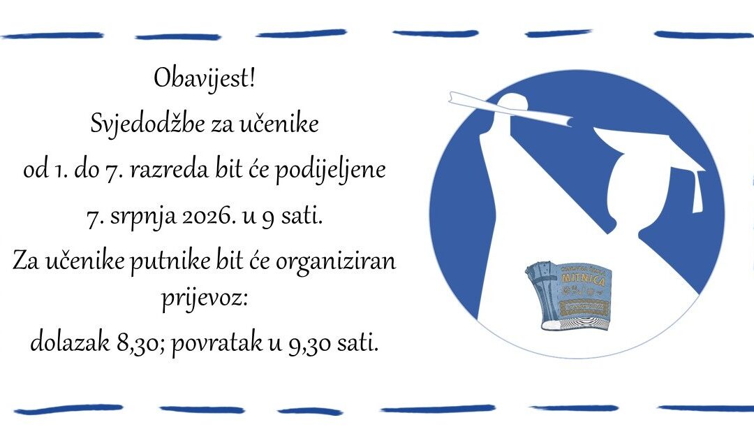 Podjela svjedodžbi