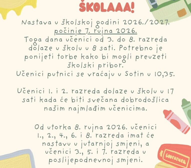 Početak nastave